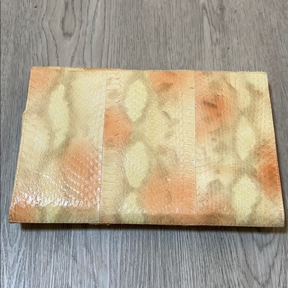 1980s Vintage J Renee snakeskin Purse - Picture 2 of 11